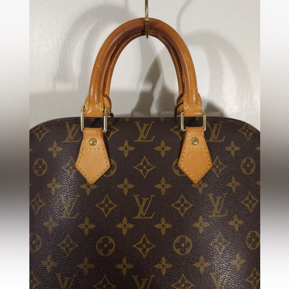 Authentic Louis Vuitton Alma PM Monogram Canvas Leather Hand Bag - Vintage - Picture 3 of 16